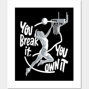 Break it, own it Caitlin Clark Posters and Art